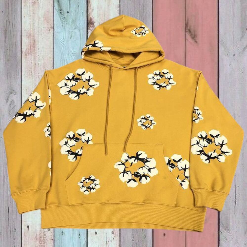 Classic Men's Denim Tears Hoodie Yellow